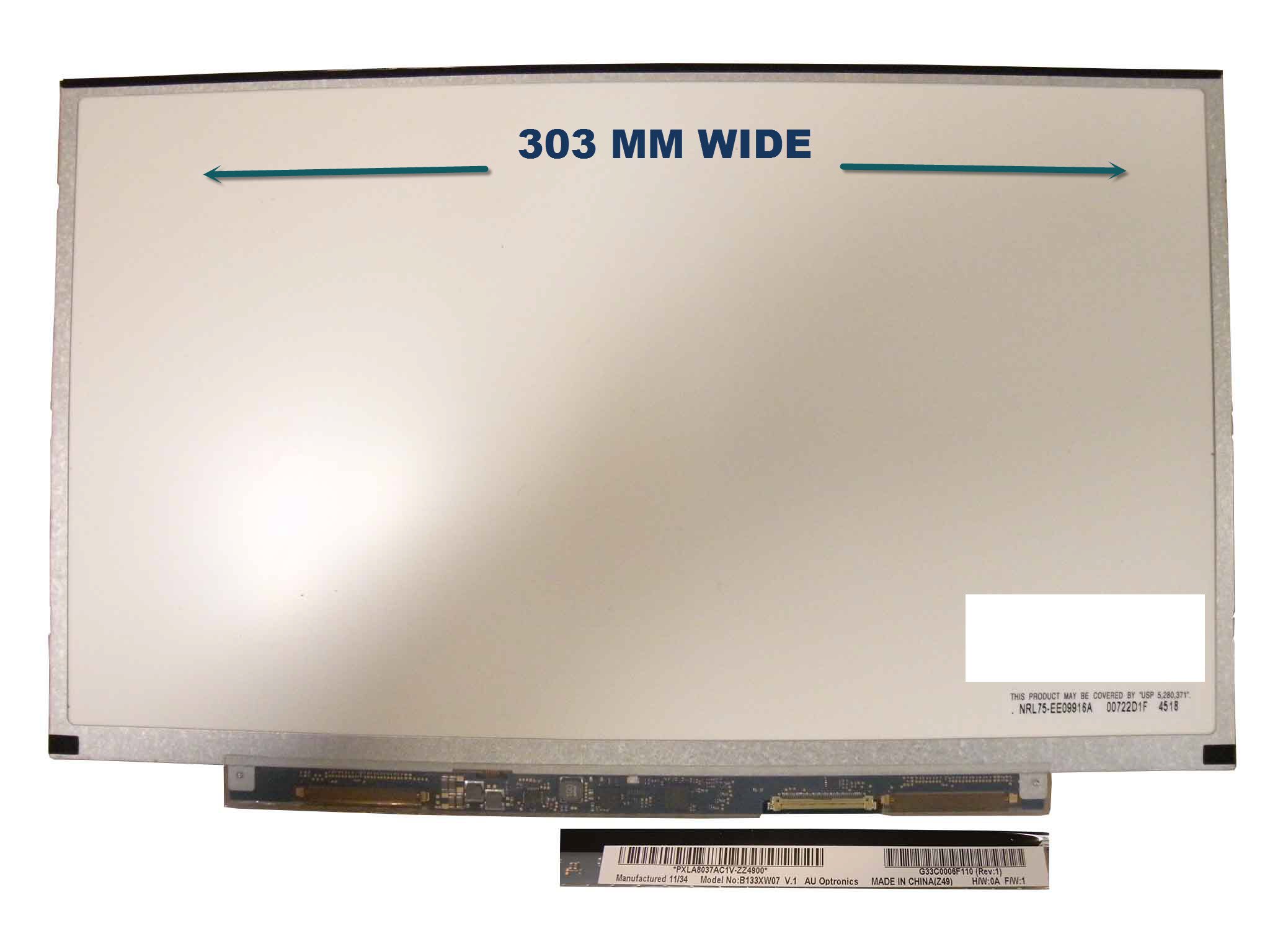 LT133EE09500 – Dalle Ecran Compatible Toshiba 13.3 led